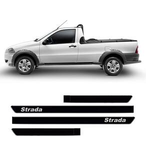 Friso Lateral Fiat Strada 2000 A 2019 Com Nome 5180A