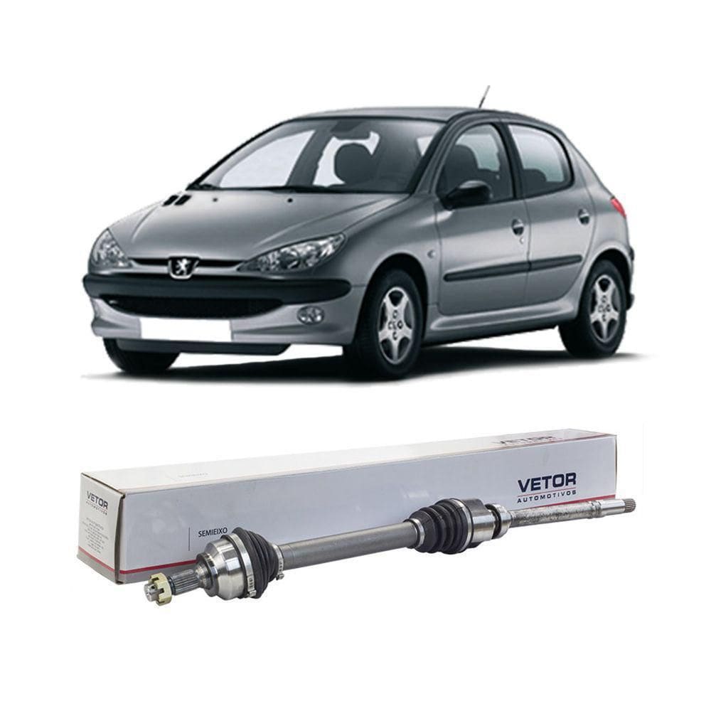 Semi Eixo Peugeot 206 1.6 16V 01-20 Manual Sem Abs Dir