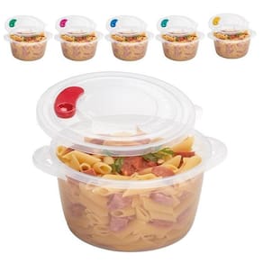 Caçarola Para Freezer Microondas 1,5 L Válvula Vapor Tampa