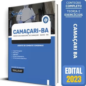 Apostila Camaçari Ba 2023 - Agente De Combate À Endemias