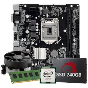 Kit Upgrade Intel Core I3 10 Geração, 8Gb Ram, Ssd 240Gb,
