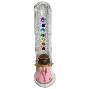 Incensário 7 Chakras Católico 22Cm Resina - Escolha O Santo