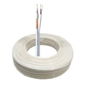 Cabo Coaxial Cftv 4Mm Bip. Blindado 80% Malha 100M