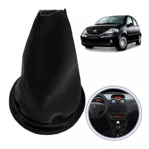 Coifa Cambio Preta Com Base Preta Citroen C3 2003