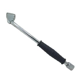 Bico De Encher Pneus Duplo Longo Com Cabo Emborrachado 1/4