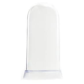 1 Redoma De Acrílico Cúpula Base Média 15 Cm Cristal