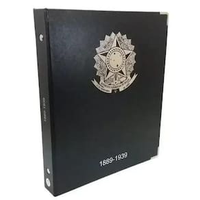 Álbum De Luxo Nº1 Para Moedas República Réis 1889 - 1939