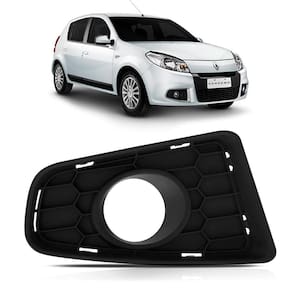 Grade Sandero 2011-2014 - Lado Direito - Plástico Preto