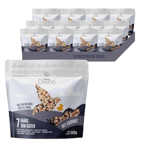 Arroz Grano Divino 7 Graos Mix Gourmet 500G 12 Pacotes
