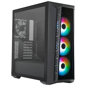 Gabinete Cooler Master MB520 Vidro Temperado - 3 Fans ARGB