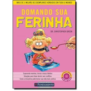 Livro Domando Sua Ferinha - Capa Para Meninas