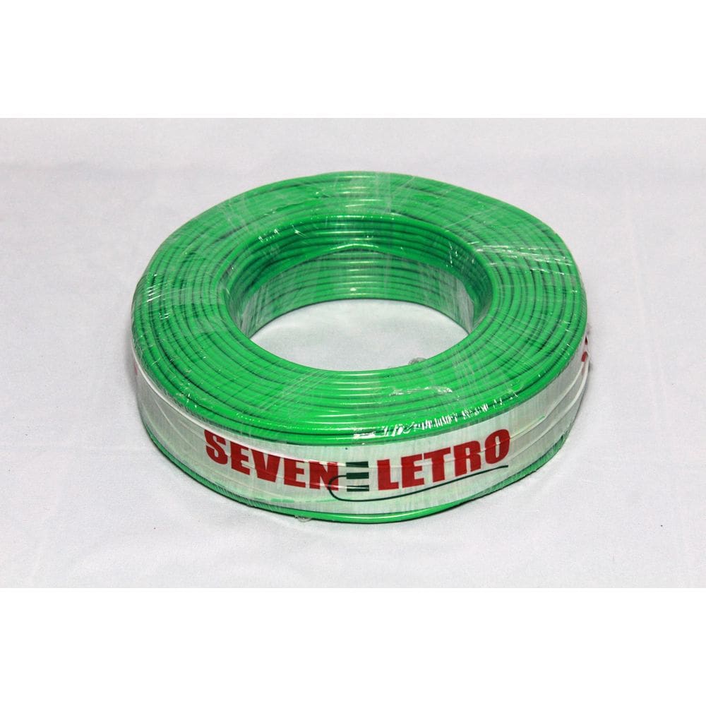 Fios Eletico Antichamas Flexível 2,5 Mm 100 Metros Verde