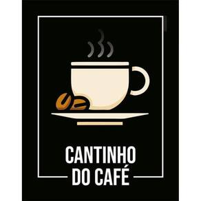 Kit 3 Placas Desenho - Cantinho Do Café