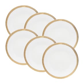 Jogo 6 Pratos De Porcelana Para Sobremesa Paddy 19Cm Wolff
