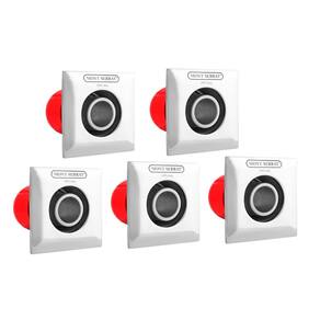 Cinco Retornos Quadrado Inox Encaixe Cano 60mm Para Piscina