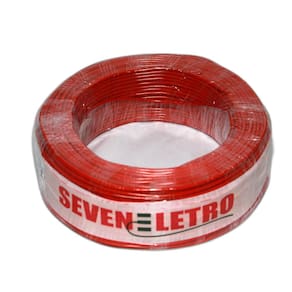 Fios Eletico Antichamas Flexível 2,5 Mm 100 Metros Vermelho