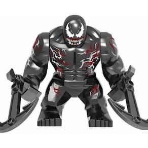 Boneco Big Blocos De Montar Grande Riot Venom Homem Aranha