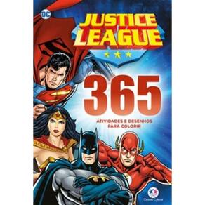 Livro Liga Da Justica - 365 Atividades E Desenhos Para C