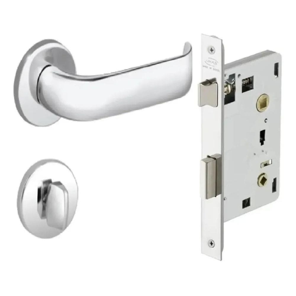 Fechadura 1952 Duna2 55Mm Banheiro Zamak Cromado Imab