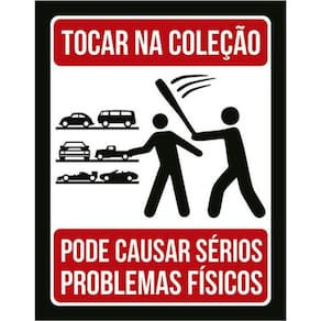 Kit 5 Placas Tocar Coleção Carros Problemas 36X46