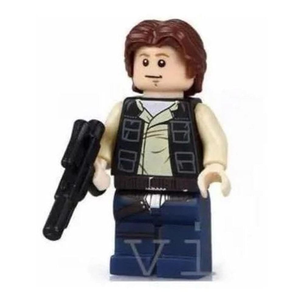 Han Solo Star Wars Boneco Blocos De Montar