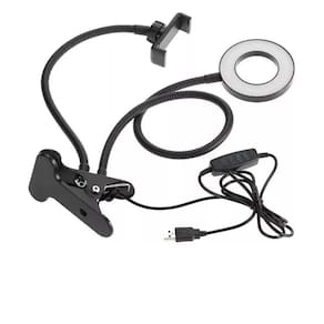 Suporte Para Celular De Mesa Para Selfie Com Luminária Led