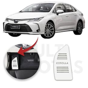 Descanso De Pé Toyota Corolla 20 A 22 Aço Escovado Prata