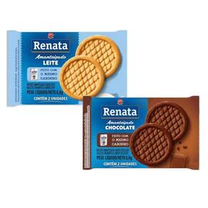 Combo Biscoito Amanteigado Renata - 140 Sachês | Crocante e Delicioso