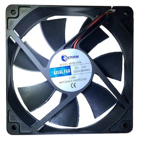 Microventilador 120X120X25Mm Mvdc0004 Preto Cooler Storm 12V