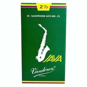 Palheta Vandoren Java Nº 2,5 Para Sax Alto