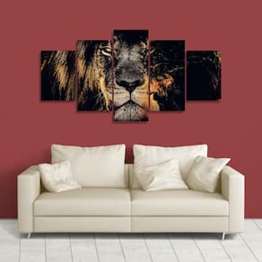 Quadro Decorativo Modulável - Jesus Leão De Judá - 02