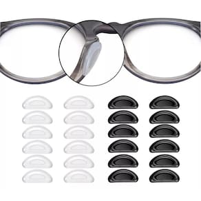 Plaqueta Adesiva Silicone Óculos Fosca Lua - Pct 20 Prs