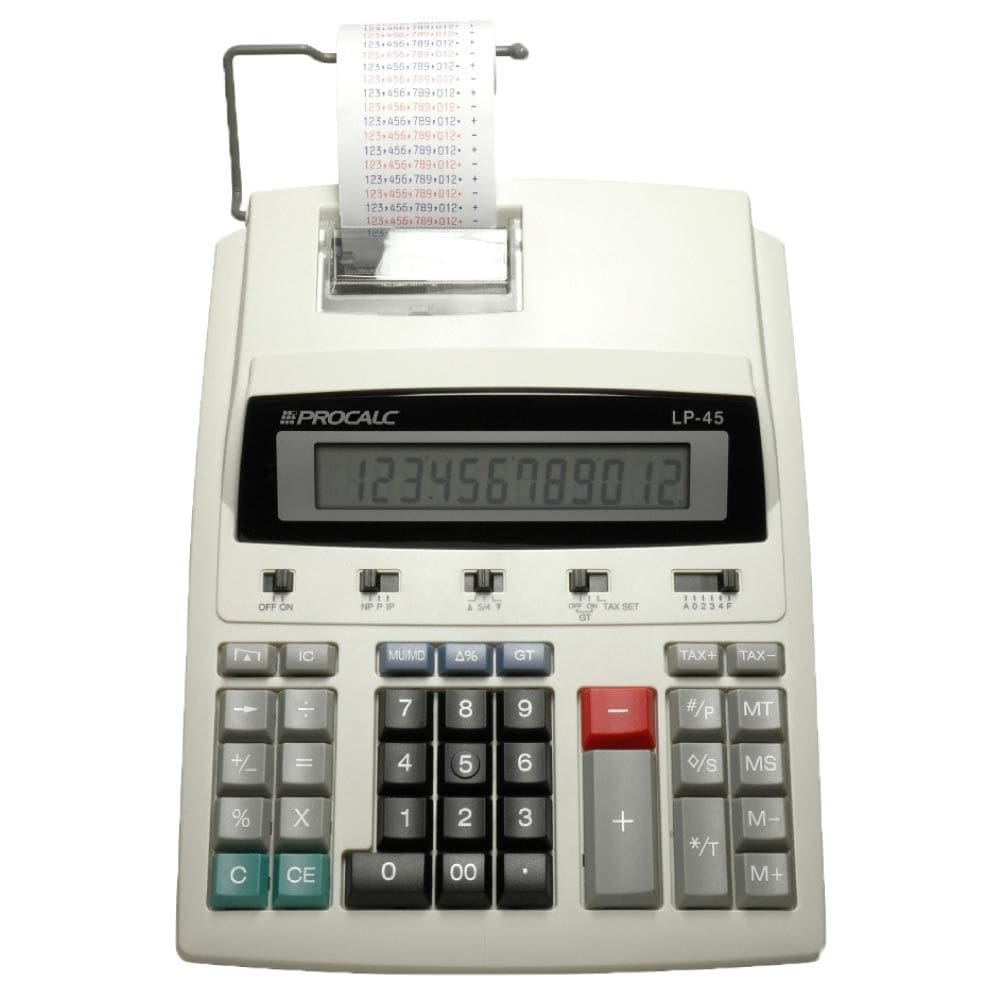 Calculadora De Impressão Procalc Lp45 12 Dígitos Bivolt