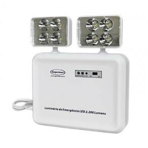 Luminária de Emergência LED 2200 Lumens - Segurimax - Bivolt