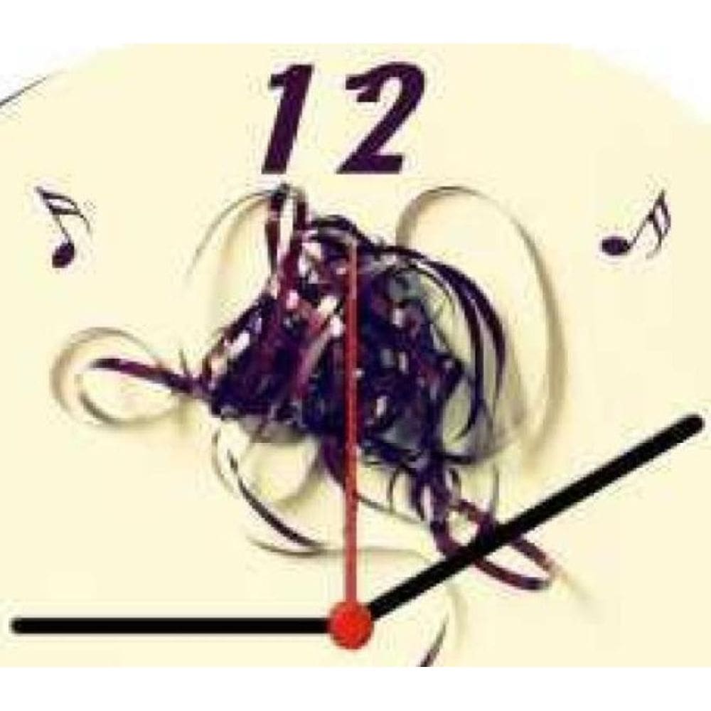 Relógio De Parede Decorativo Estilo Música 01