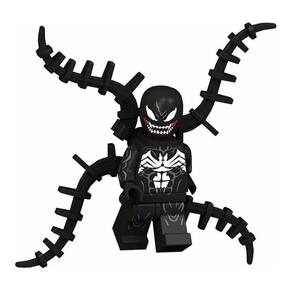 Venom Vilão Homem Aranha Boneco Blocos De Montar