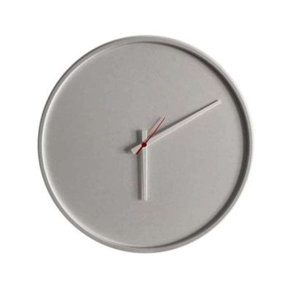 Relogio Round Branco Mostrador Branco 50 Cm