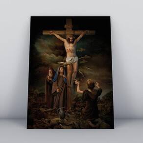 Quadros TAC religião-032-m2 Colorido MDF 20x30cm cada peça
