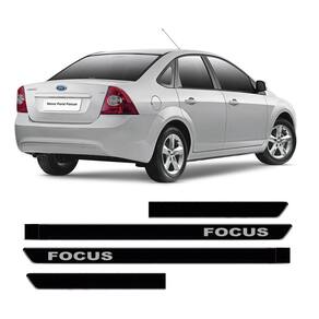 Friso Lateral Ford Focus 2010 A 2011 Borrachão Com Nome