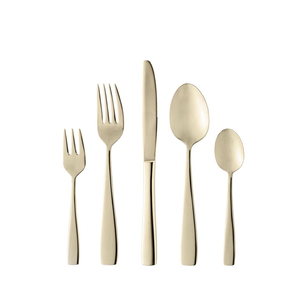 Faqueiro 30Pc Aço Inox Pisa Dourado Fosco - Wolff