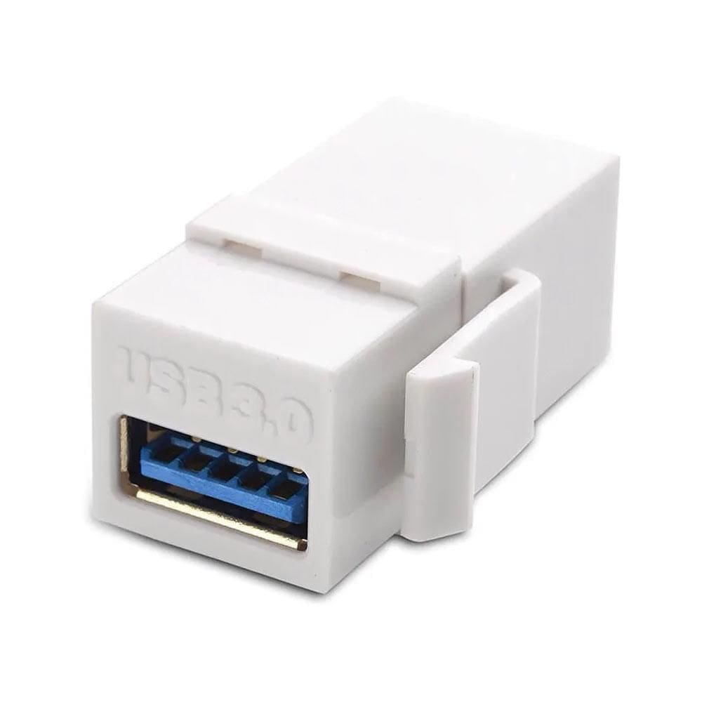 Keystone Usb 3.0 Para Espelho Branco
