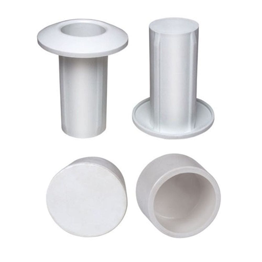 Kit 6 Chumbador Canopla e 6 Borracha Para Escada De Piscina