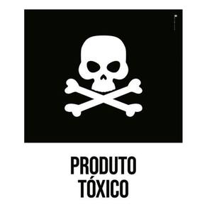 Kit 3 Placas Desenho - Produto Tóxico