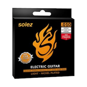 Encordoamento Guitarra Solez 010 046 SLG10 Nickel Plated