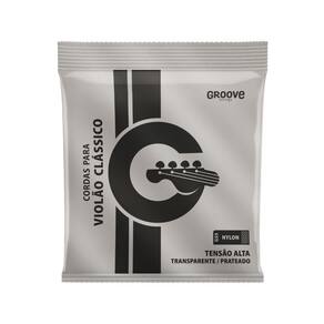 Encordoamento Para Violão Nylon Groove Gs5 Tensão Alta Prata