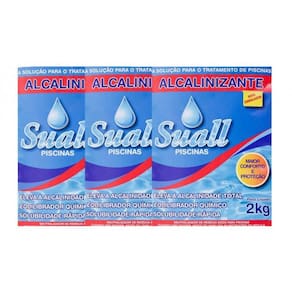Kit 10 Elevador Alcalinidade 2kg Suall