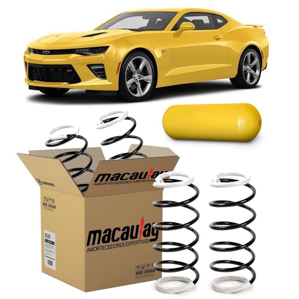 Par De Molas Gnv Traseira Gm Camaro