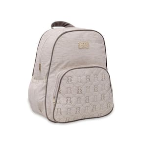 Mochila bebê maternidade bege