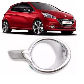 Grade Para-Choque Peugeot208 13 Á 15 Com Milha Cromado Ld