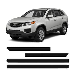 Friso Lateral Kia Sorento 2011-2016 Borracha Preto 98cm